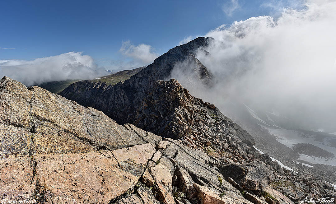 The Sawtooth Ridge Mount Bierstadt Colorado - 8 July 2023