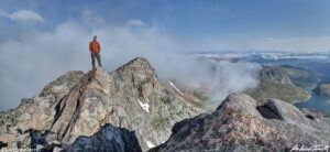 on the summit of mount blue sky august 2017