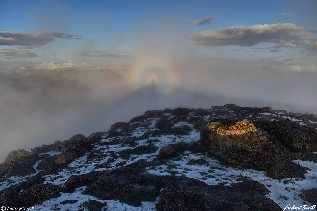 Brocken Spectre - Cauldren Peak - 27 August 2023