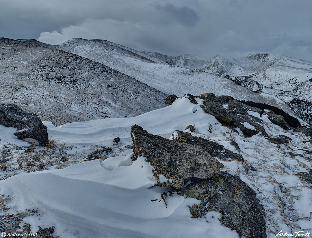 Wild weather near Goliath Peak January 1st 2023