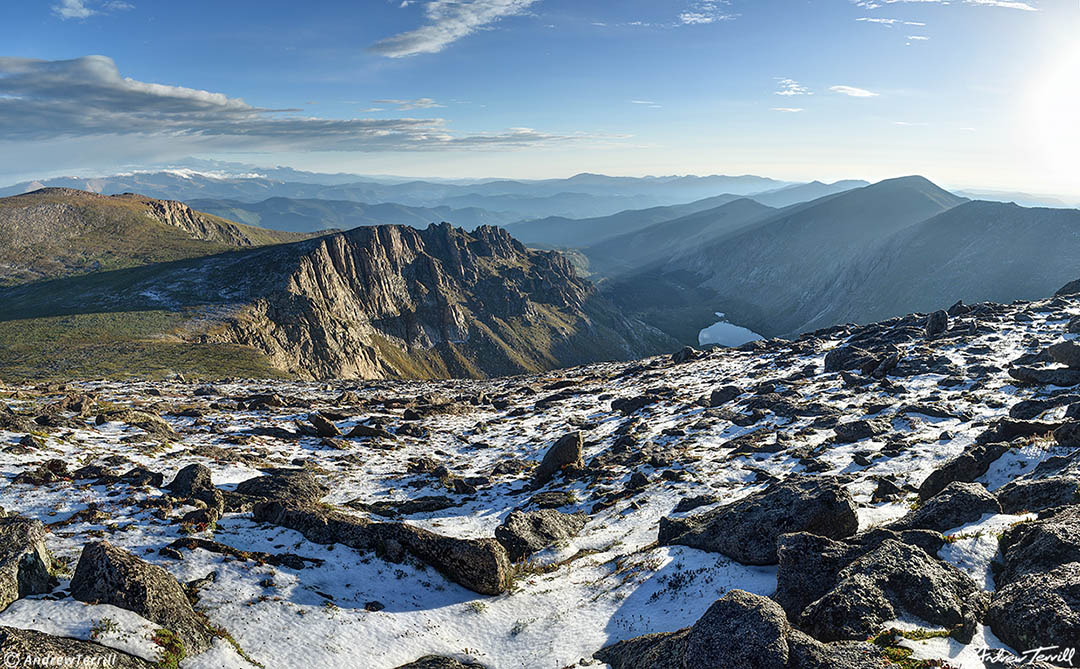 View North from Spalding - Cauldron Peak - 27 August 2023