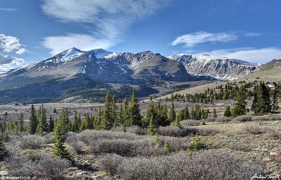 Bierstadt and Mount Evans Mount Blue Sky colorado 18 june 2023