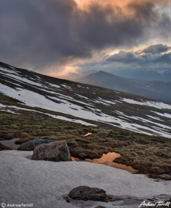 sunset gray wolf mountain colorado june 25 2023