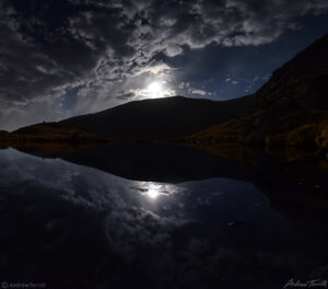 chicago creek valley lake moonrise fall autumn 28 september 2023