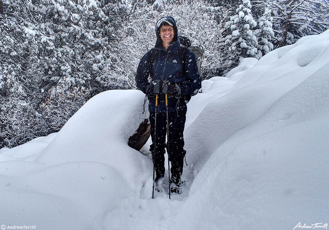 andrew terrill hiking winter colorado foothills