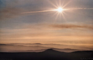 kinder scout mount famin afternoon