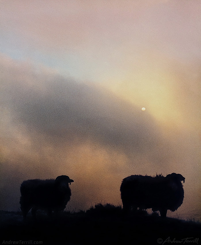 kinder scout fog morning mist february 1989