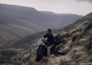 Kinder Scout Grindsbrook Taking a break