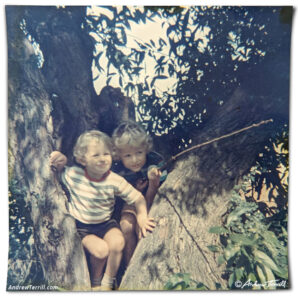 andrew & philip in a tree