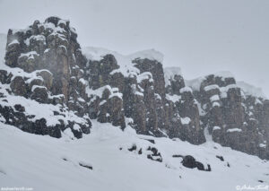 snowstorm north table mountain - 14 march 2024