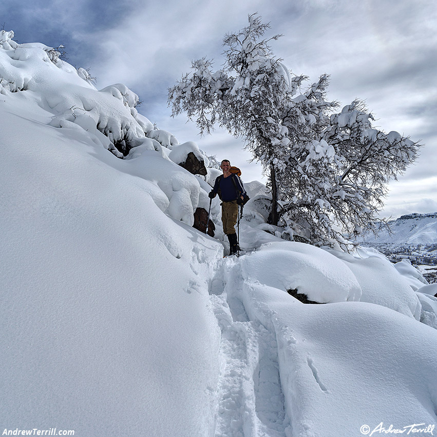 heading uphill golden cliffs colorado 15 march 2024