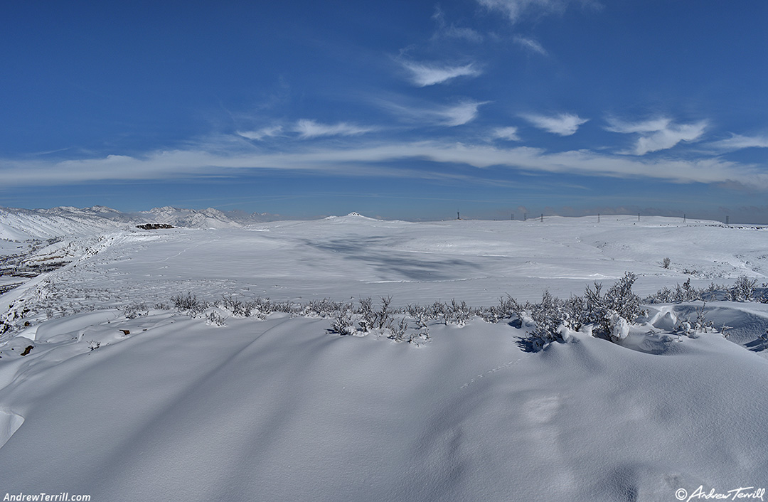 north table mountain plateau snow - 15 march 2024