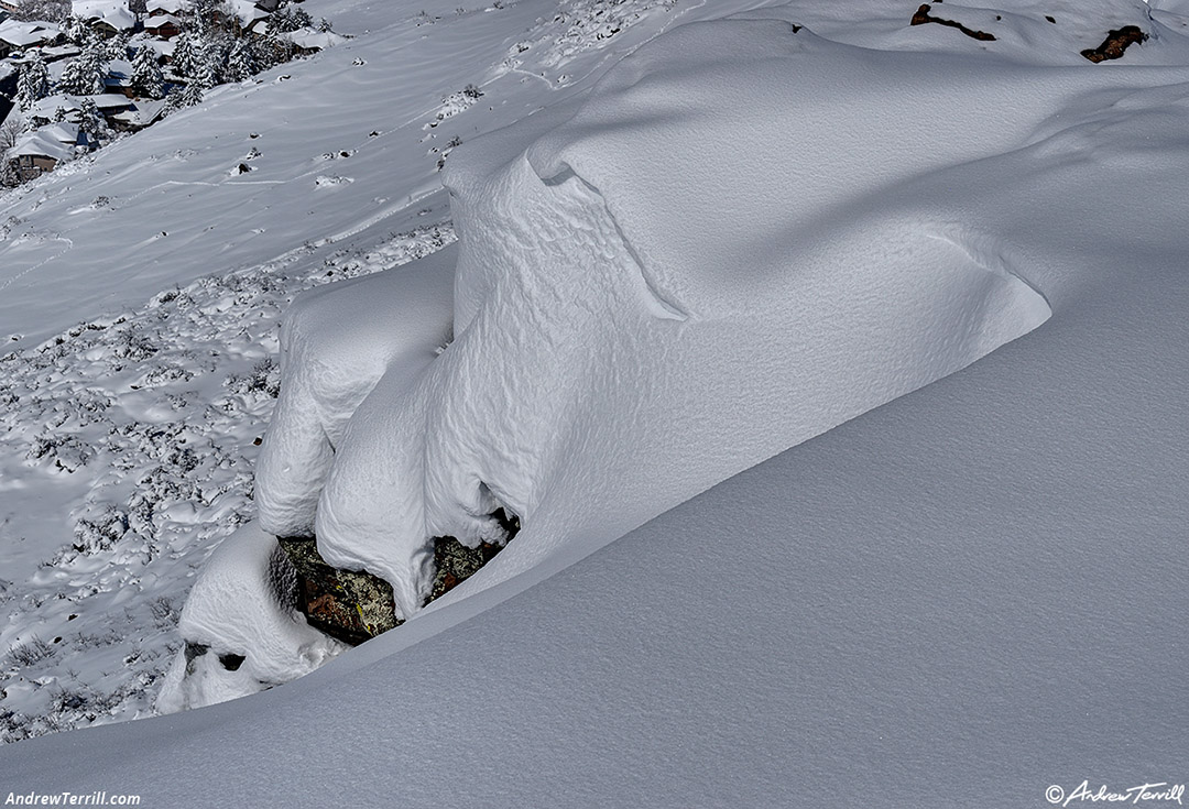 cornices - north table mountain - 15 march 2024