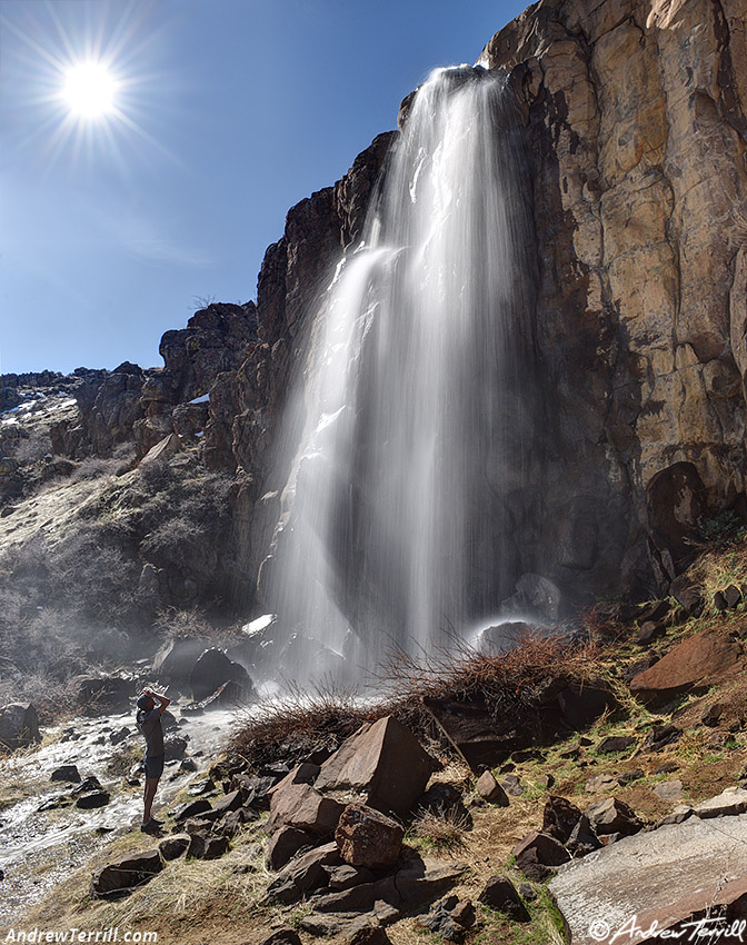 north table waterfalls and rainbows