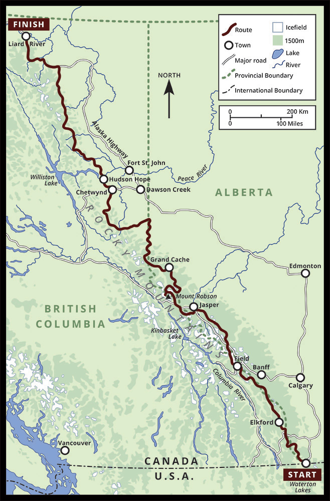 Map of Full Route - Low Res