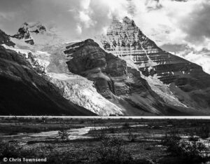 Berg Glacier and Mount Robson August 14 - Copyright Chris Townsend