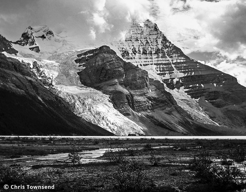 Berg Glacier and Mount Robson August 14 - Copyright Chris Townsend