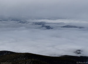 summit view above the clouds - 20 april 2024