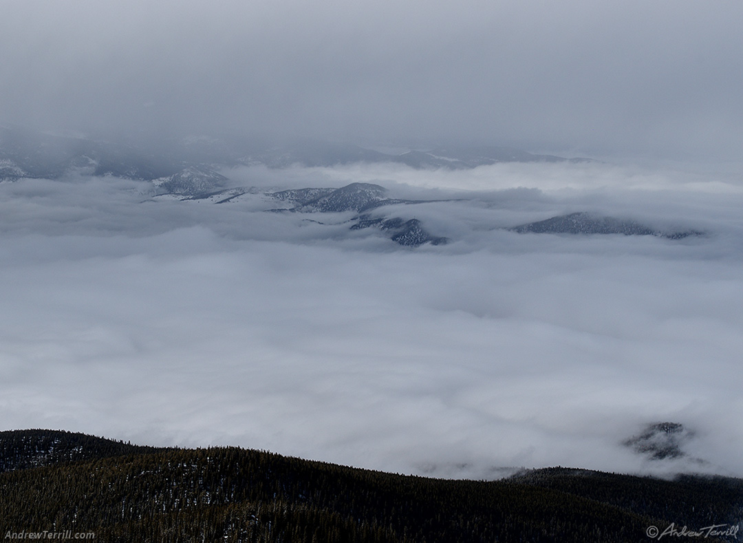 summit view above the clouds - 20 april 2024