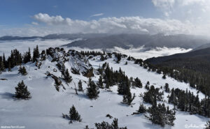 summit view mount blue sky above the clouds - 20 april 2024