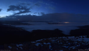 moonlit cloud seas chief mountain 20 april 2024