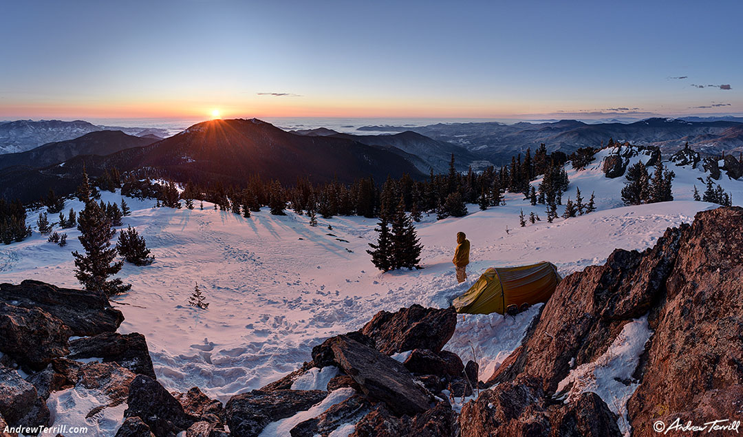 sunrise camp above the clouds colorado - 21 april 2024