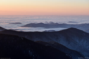 sunrise above the clouds front range colorado - 21 april 2024