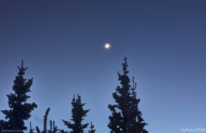 moon evening sky - 10 may 2024