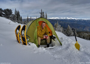 andrew terrill camp morning front range colorado - 11 may 2024