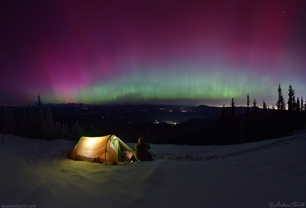 camp auroa borealis colorado may 10 2024