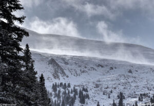 winds spindrift winter colorado