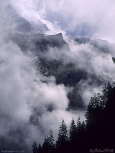 lauterbrunnen valley clearing storm clouds 18 august 1994