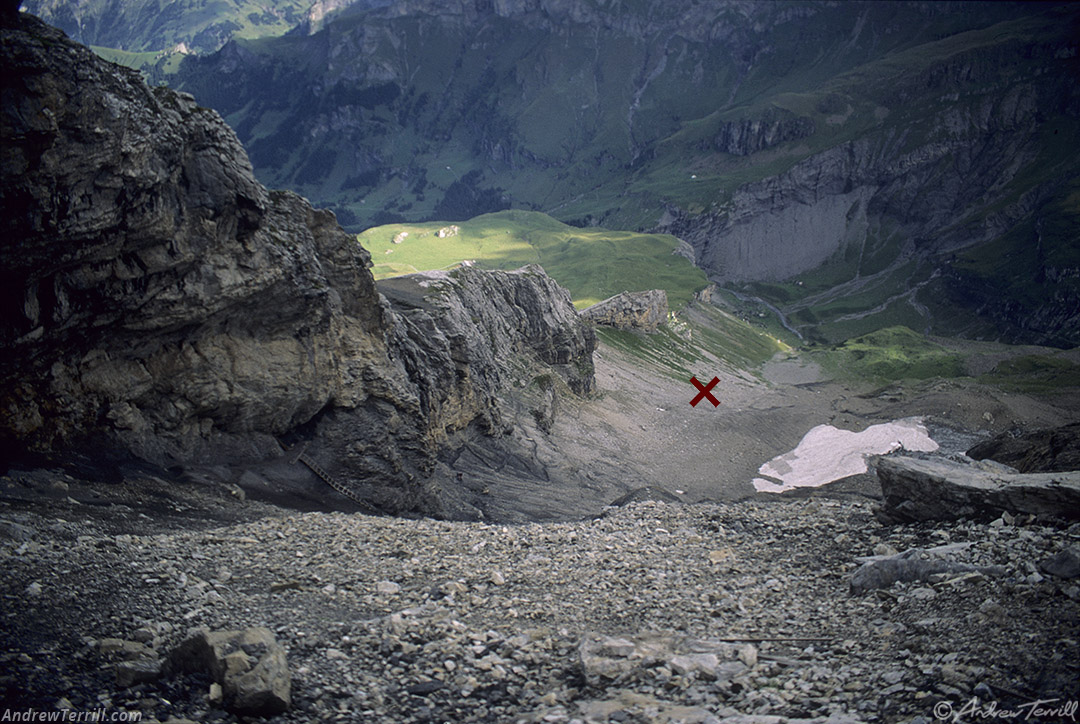 hohturli looking down 20 august 1994