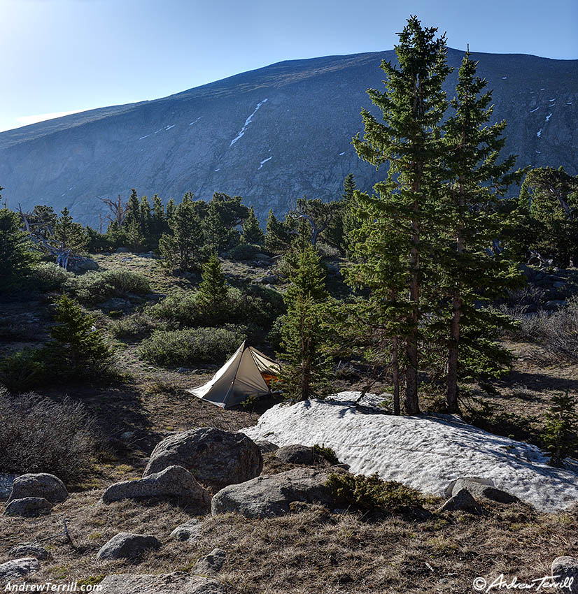 camp morning Colorado 16 June 2024