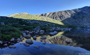 evening light lake 28 july 2024