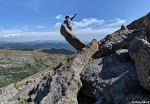 andrew terrill on a rock 8-4-2024