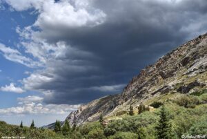 building storm clouds Colorado 8-4-2024