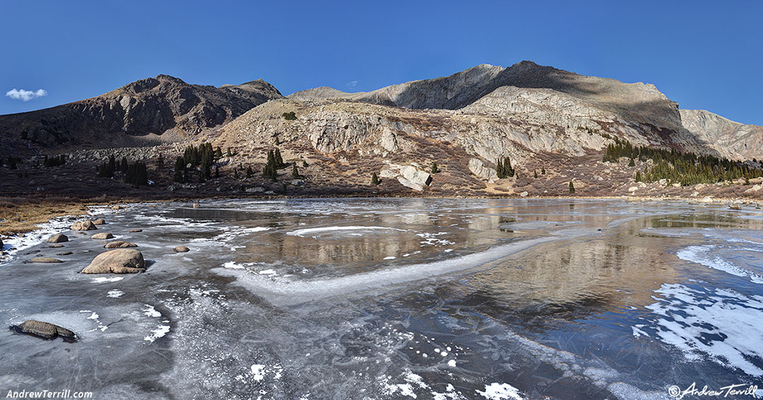 frozen lake colorado 2 november 2024