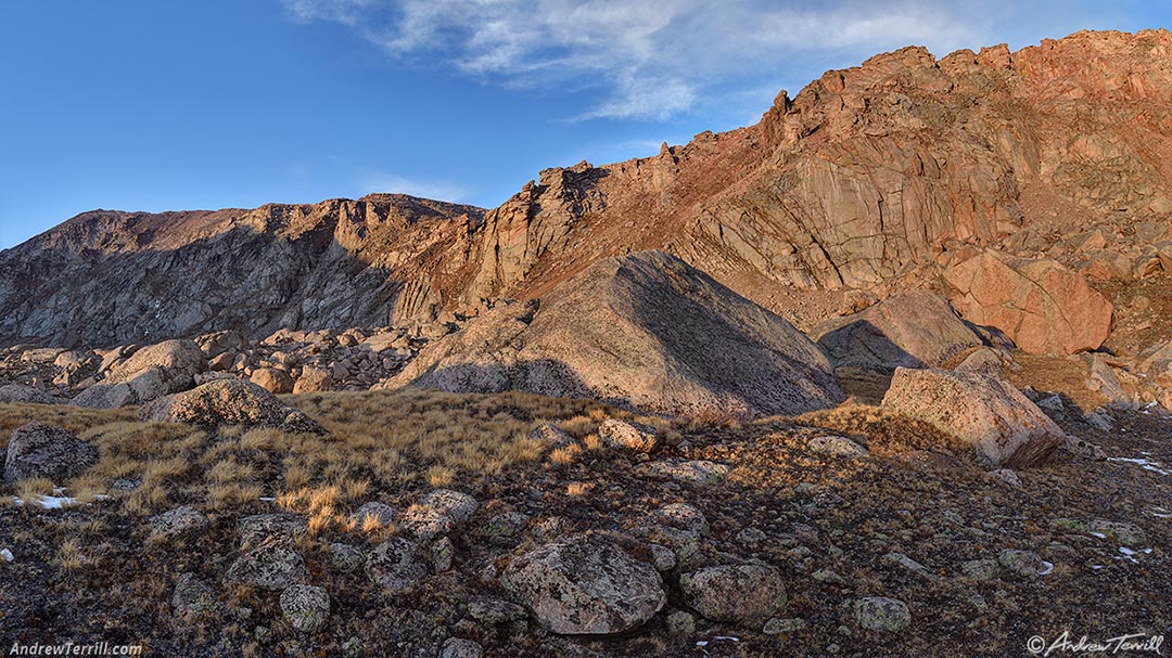 evening light on colorado mountains 2 november 2024