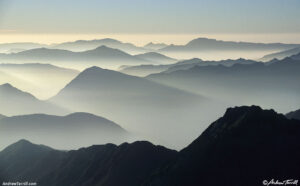 alpine sunrise from care alto 27 september 1997