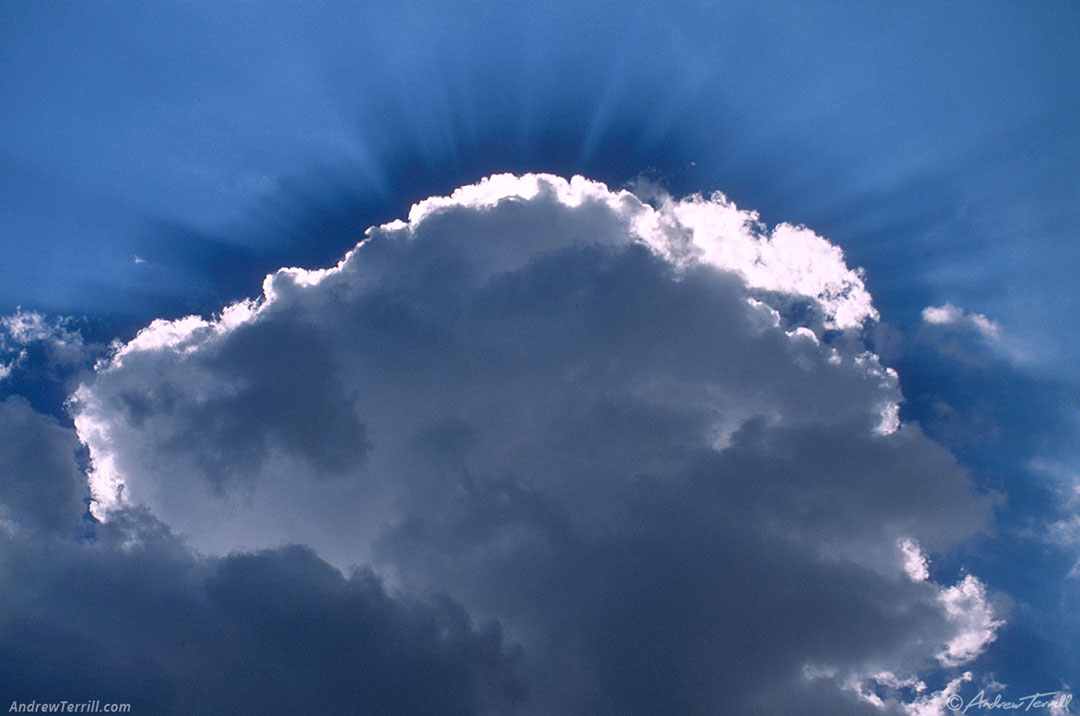 cloud and rays of sunlight