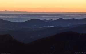 foothills and great plains from the rockies sunrise colorado 13 january 2025