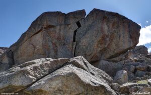 crack in boulder - 3 aug 2025