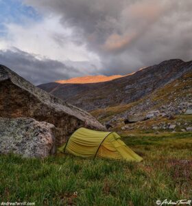 evening light wild camp - 16 august 2025