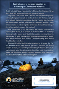 One Year One Mountain Back Cover