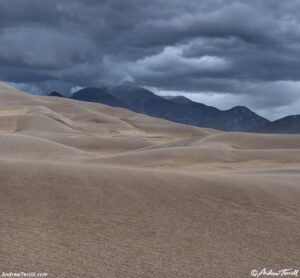 Great Sand Dunes and stormy sky - 11 April 2026