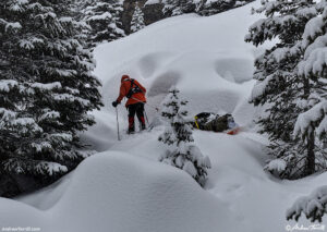 igloo ed pulling pulk - Rocky Mountain National Park - 6 March 2026