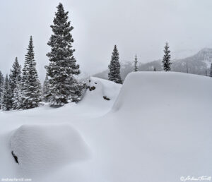 deep soft snow - Rocky Mountain National Park - 6 March 2026