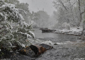 clear creek golden snow April 17 2026