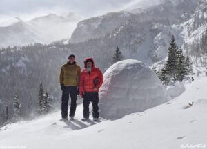spindrift and igloo close up - 7 march 2026